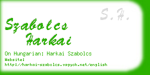 szabolcs harkai business card